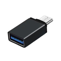 Переходник YT 37681 USB2.0(AF) OTG => microUSB(M), Black, Blister