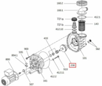 Крильчатка насоса Speck BADU MAGIC ІІ/11 (292.1623.046)