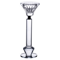 Подсвечник стеклянный на ножке 6×19.5 см прозрачный декоративный подсвечник на стол HP-4-11M