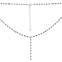 Серебряное колье CatalogSilver с емаллю, вес изделия 1,68 гр (60002368) 400450 размер