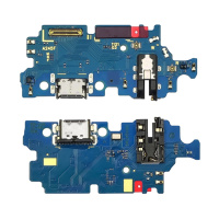 Разъём зарядки для Samsung A245 Galaxy A24 (4G) на плате с микрофоном и компонентами