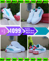 Puma Cali Белые бирюзовая полоса