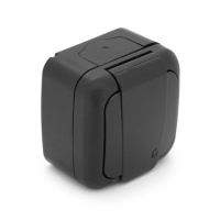 Розетка одинарная ViKO Palmiye с заземления, с защитными шторками, наружного монтажа с крышкой, P54, АС: 110-250, 16A Black