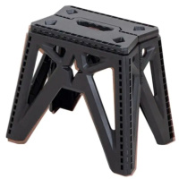 Пластиковая складная табуретка туристическая походный раскладной табурет для кемпинга Черный SJ-0102B