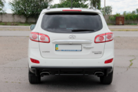 Задняя дуга AK002-2 Черная (Нержавеющая сталь) для Hyundai Santa Fe 2 2006-2012 гг