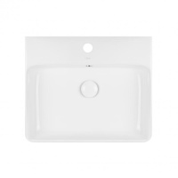 Раковина Qtap Nando 500х420х130 White з донним клапаном QT1211K404AW