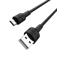 Кабель Borofone BX30 USB to MicroUSB 1m black