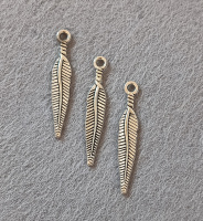 Подвеска/ Размер -2,7×0.5см Цвет - серебро/ Цена за 1 шт.