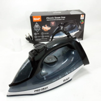 Утюг паровой RAF R.1234B с керамической подошвой 2200 Вт, Профессиональный паровой утюг. Цвет: синий