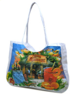 PODIUM Сумка Женская Пляжная текстиль Podium 1342 white