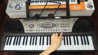Детский пианино синтезатор MQ 810 USB с микрофоном и радио