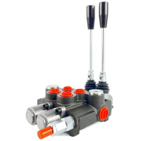 Гідророзподільник моноблочний 2P40 RENMAN (2 секції, 40 л/хв)