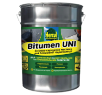 Бітумно-каучукова мастика для безшовної гідроізоляції BITUMEN UNI (18 кг) / HERCUL