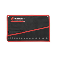 Чохол для гайкових ключів 15 кишень   INTERTOOL