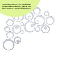 Дзеркальний декор акриловий самоклеючий срібло, 24шт (D) SW-00002523