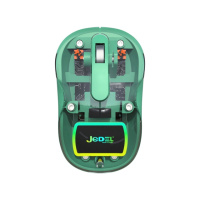 Беспроводная мышь Jedel WD141 transparent-green