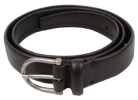 Жіночий шкіряний ремінь Farnese, Італія,  темно-коричневий