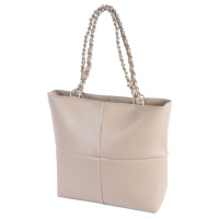 Lucherino 715 БЕЖ ТАУД — стильна зручна містка сумка з простим кроєм, якісна фурнітура