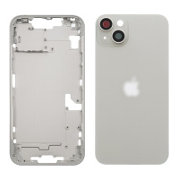Корпус для Apple iPhone 14 Plus Starlight (белый) с рамкой