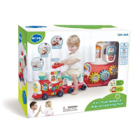 Дитяча музична каталка толокар Потяг 4 в 1