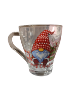 Скляна прозора чашка