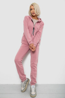 Спортивний костюм жіночий на флісі, колір рожевий, 257R86-1
