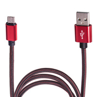 Кабель USB - Micro USB (Red) ((400) Rd)