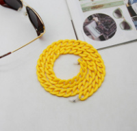 Цепочка для очков 9612 70 см горчичная