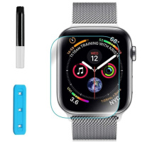 Захисне 3D скло для Apple Watch Series 7/8 41mm Nano Optics з УФ лампою Прозорий - купити в SmartEra.ua