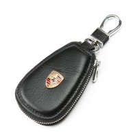 PODIUM Автоключница кожа F633 Porsche black