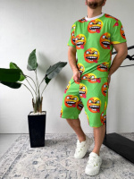 Спортивний костюм зелений | 42-5/681