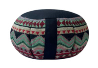 Подушка для медитації Дзафу Етно Хвиля RAO 33х33х15 см чорний