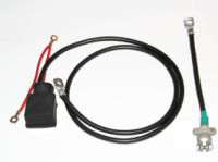 Комплект проводів АКБ для автомобілю ГАЗ 3302 Газель з латуними литими клемами