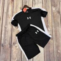Комплект Under Armour футболка та шорти , чорний з білим