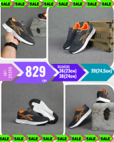 Reebok Серые с оранжевым