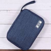 Сумка портативная для гаджетов и акссесуаров,дорожняя,синяя