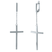 Серебряные серьги CatalogSilver без камней (1973370)