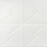 Самоклеющаяся декоративная потолочно-стеновая 3D панель 680x670х5.5мм Оригами (173) SW-00000182