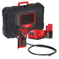 Камера інспекційна акумуляторна MILWAUKEE, M12 360IC12-201C, 1м (зарядний пристрій С12 С, 1 акумулятор 2Ач, кейс)