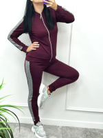 Спортивний жіночий костюм «Leon» оптом | Норма і батал | Розпродаж моделі Марсала, 42-44