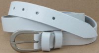 Женский кожаный ремень Skipper, Украина, белый 3 см 1356-30