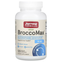 Екстракт насіння броколі, 35 мг, Vegan BroccoMax, Jarrow Formulas, 120 вегетаріанських капсул