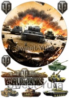 Вафельные картинки на тему: World Of Tanks