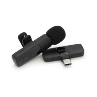 Петличный беспроводной микрофон BOYA BY-MW3, разъем Type-C, встроенный аккумулятор 80 mAh, Black, Box