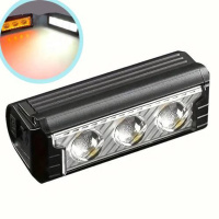 Велофара мощная FY-339B-3LED(white+yellow), Велосипедный фонарь с фиксацией на руль, для велосипедистов