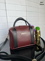 Бордо - стильна, молодіжна сумочка на блискавці зі знімним ремінем  (0567)