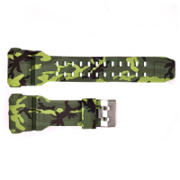 Ремінець для годинника Skmei 1520CMGN Camo Green каучуковий камуфляжний для моделі 1520