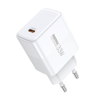 Мережевий зарядний пристрій REMAX Kiddy Series 33W 1C Fast Charger RP-U121 EU-White (6954851209546)
