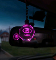 Led брелок кристал LADA