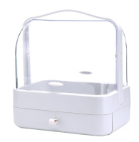 Органайзер для косметики 2 секції (зелений) YM206 Single Drawer